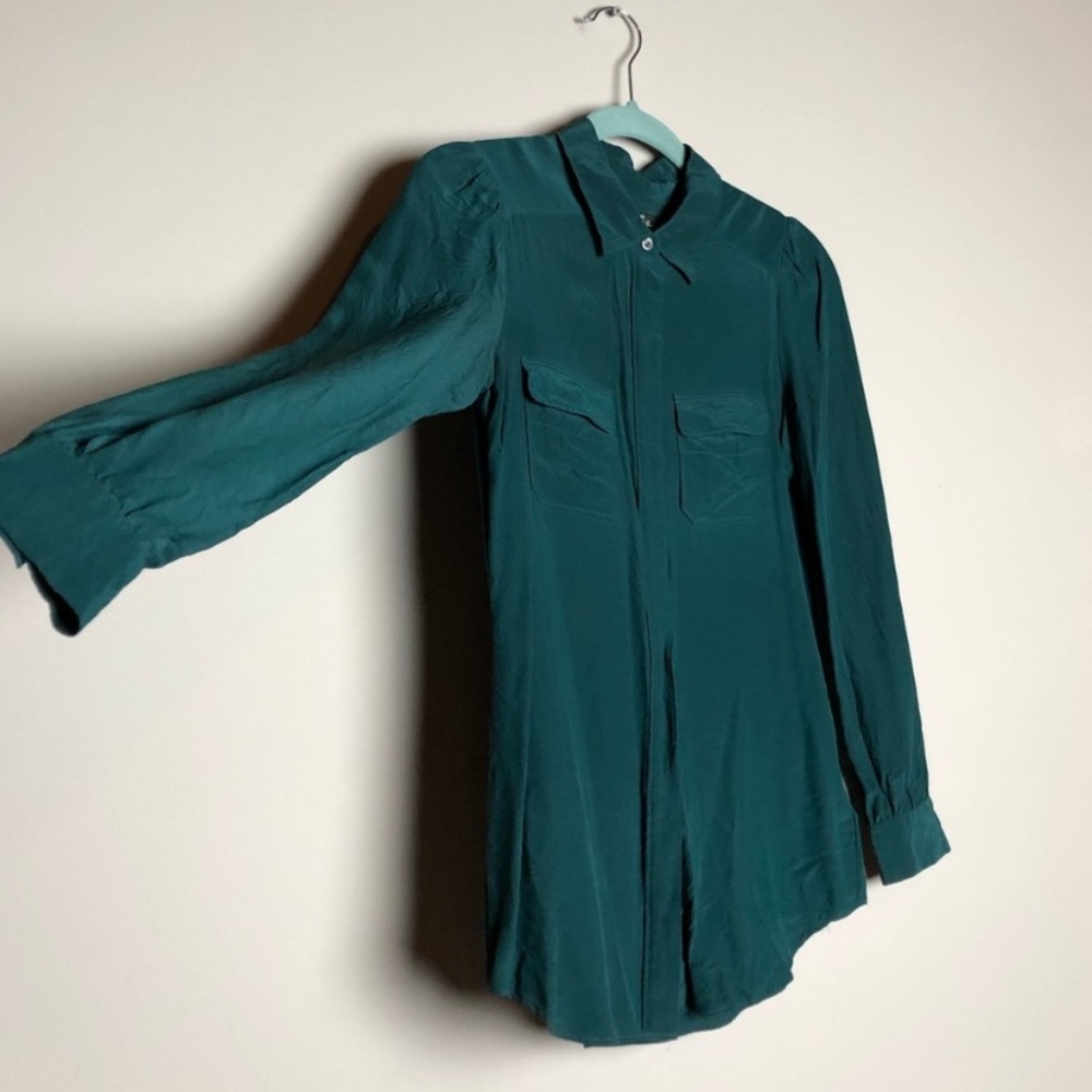 Madewell Broadway & Broome 100% silk blouse